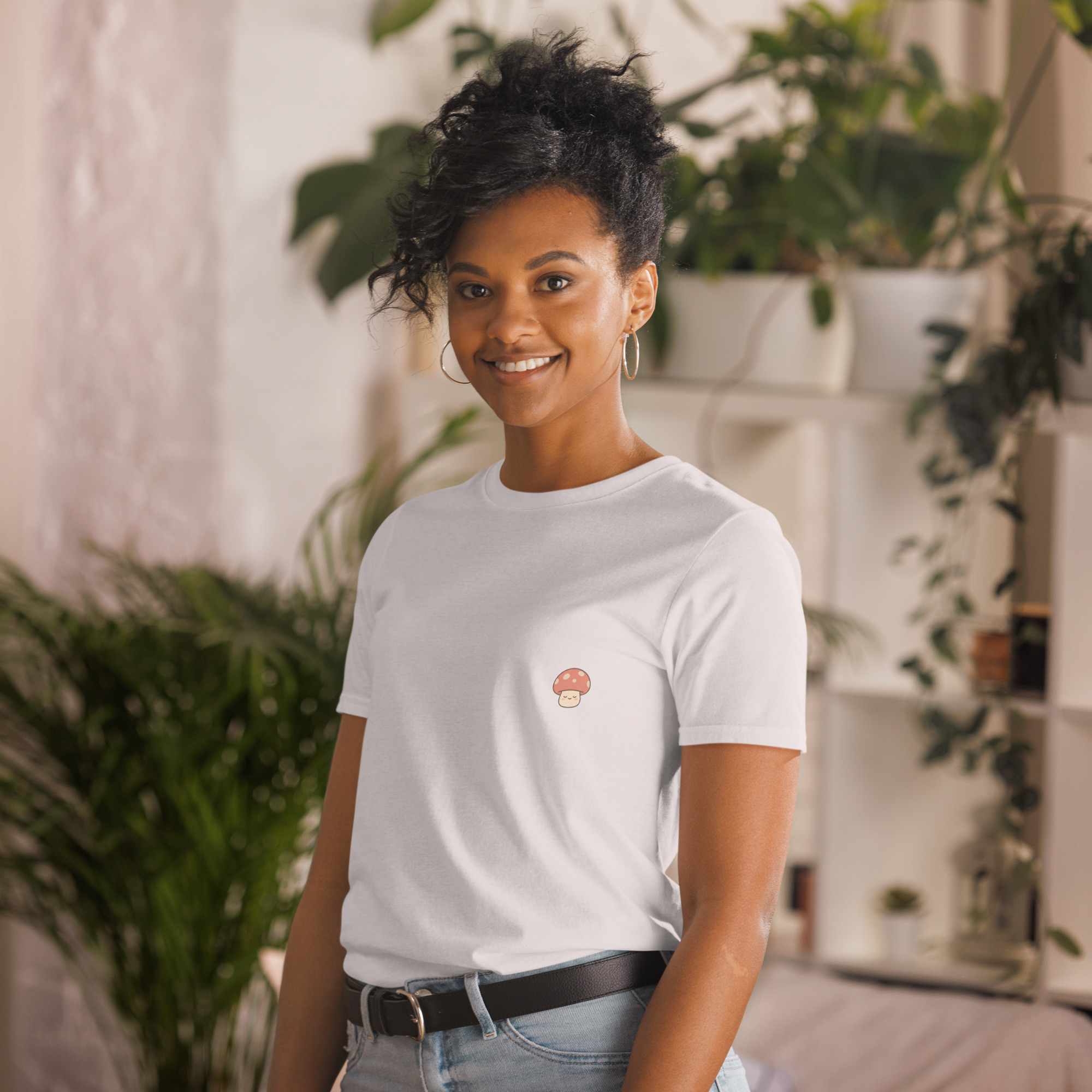 Little Red Mushroom | Cute Unisex T-Shirt - Image 8