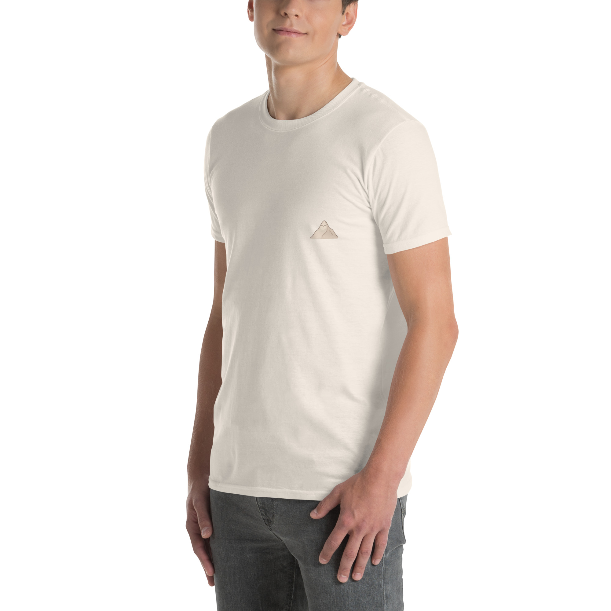 Smiling Mountain | Cute Mountain Unisex T-Shirt - Image 7